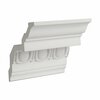 Architectural Products By Outwater 5-1/4 in. x 5-1/2 in. x 6 in. Long Egg and Dart Polyurethane Crown Molding Sample 3P5.37.01239